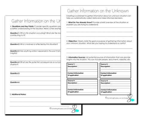 gather information in the unknown